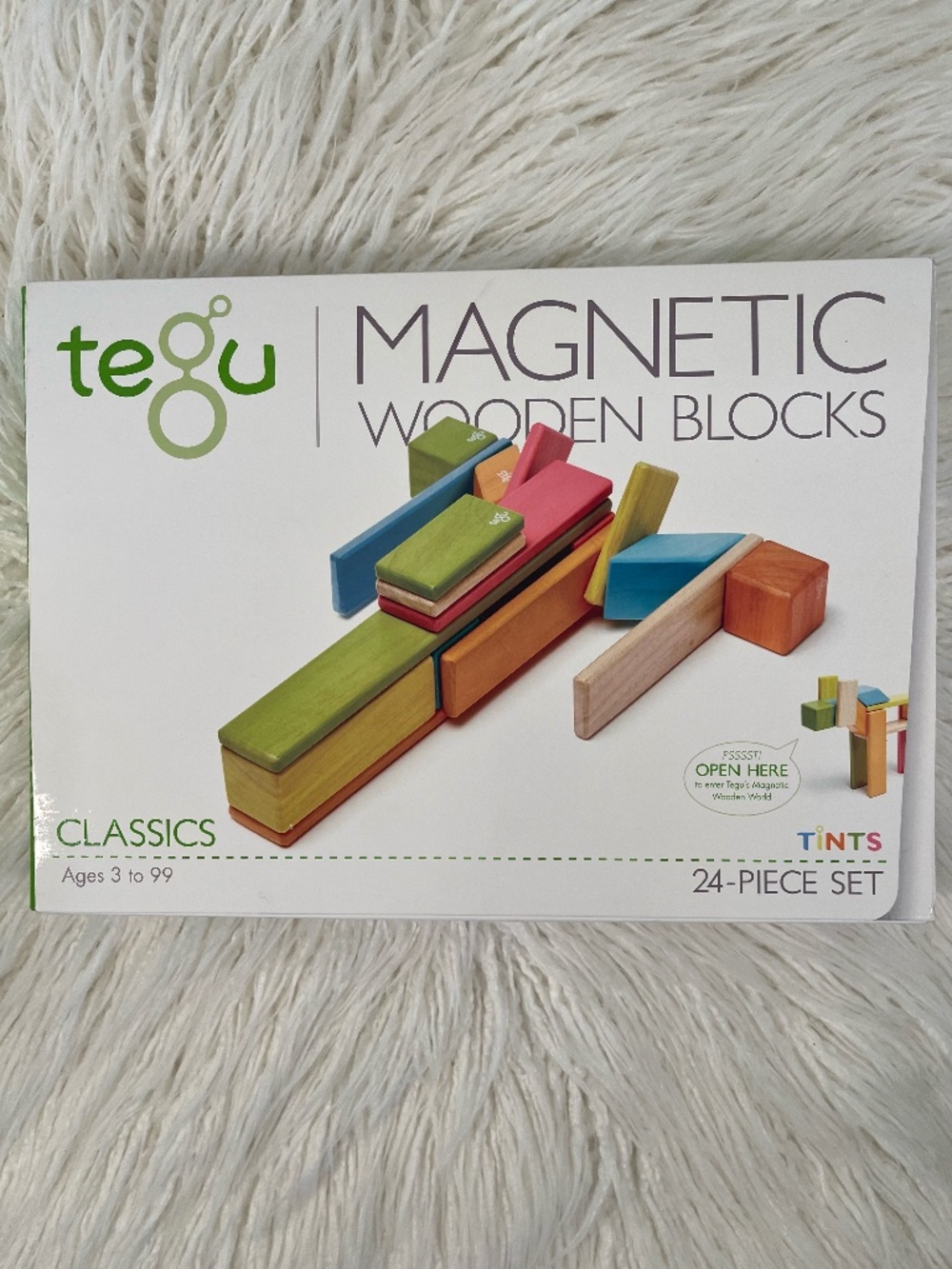 Tegu "Magnetic Wooden Blocks 24-piece set" NWT - Picture 2 of 14